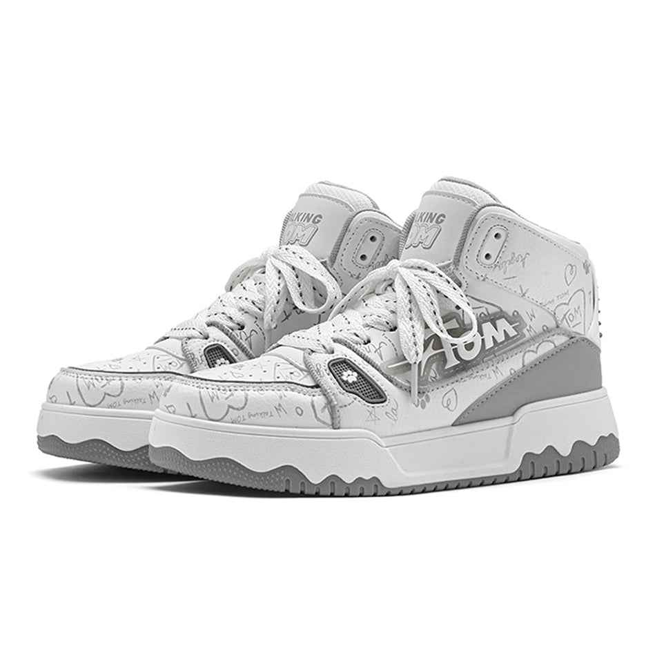 TALKING TOM | Graffiti High-Top Sneakers
