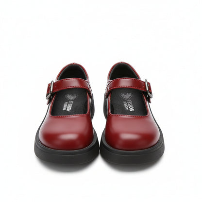 Girls Lolita Mary Janes Leather Shoes