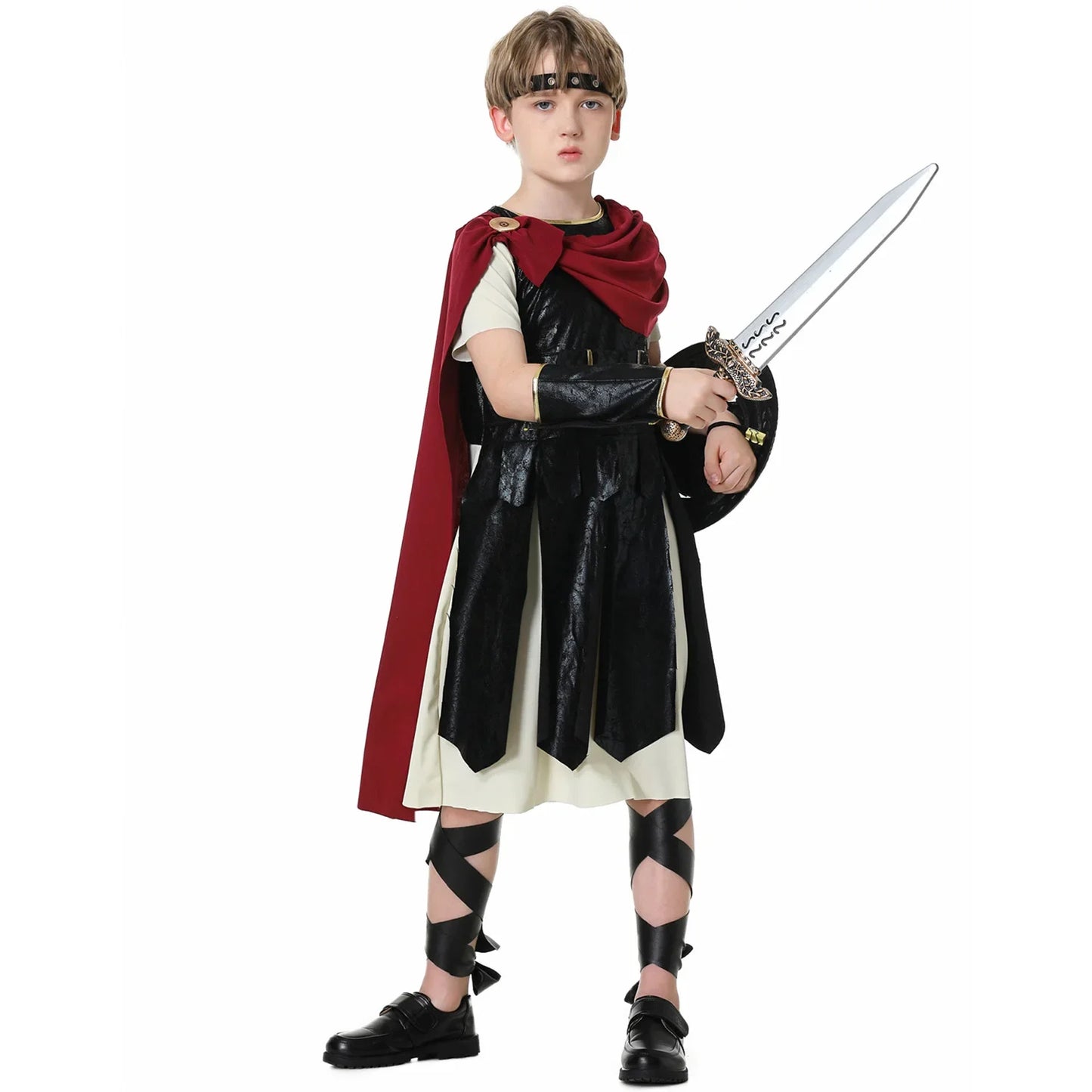 Children Ancient Greece Roman Spartan Warrior/Knight Costumes