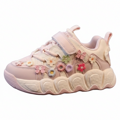 Girls Floral Pattern Shoes/Sneakers