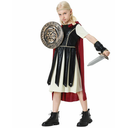 Children Ancient Greece Roman Spartan Warrior/Knight Costumes