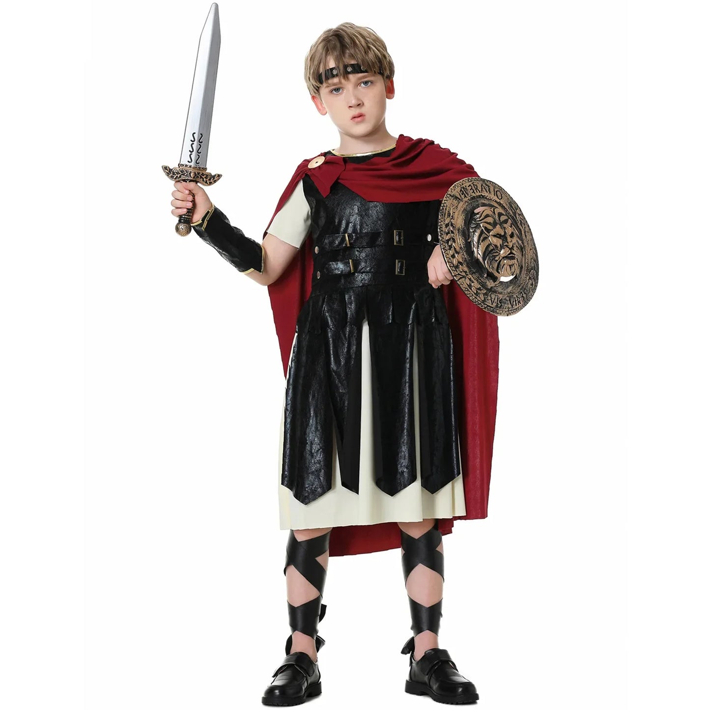 Children Ancient Greece Roman Spartan Warrior/Knight Costumes