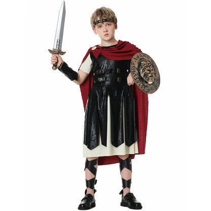 Children Ancient Greece Roman Spartan Warrior/Knight Costumes