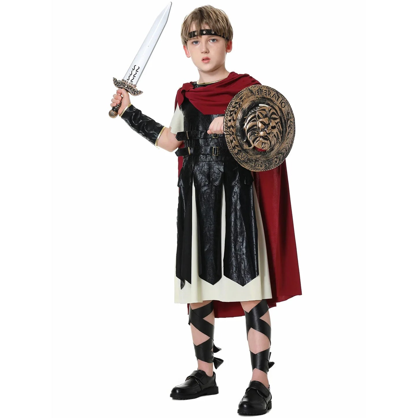 Children Ancient Greece Roman Spartan Warrior/Knight Costumes