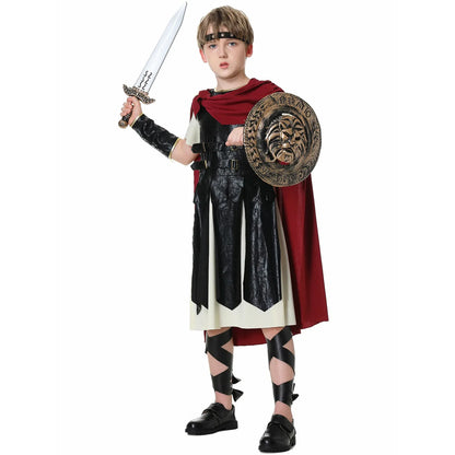 Children Ancient Greece Roman Spartan Warrior/Knight Costumes