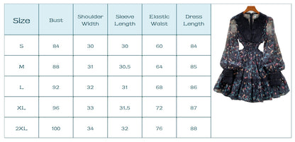 Lace Temperament Long Sleeve Dress