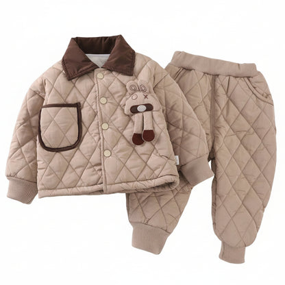 Kids Quilted Cottontail 2-Piece Outfit Set