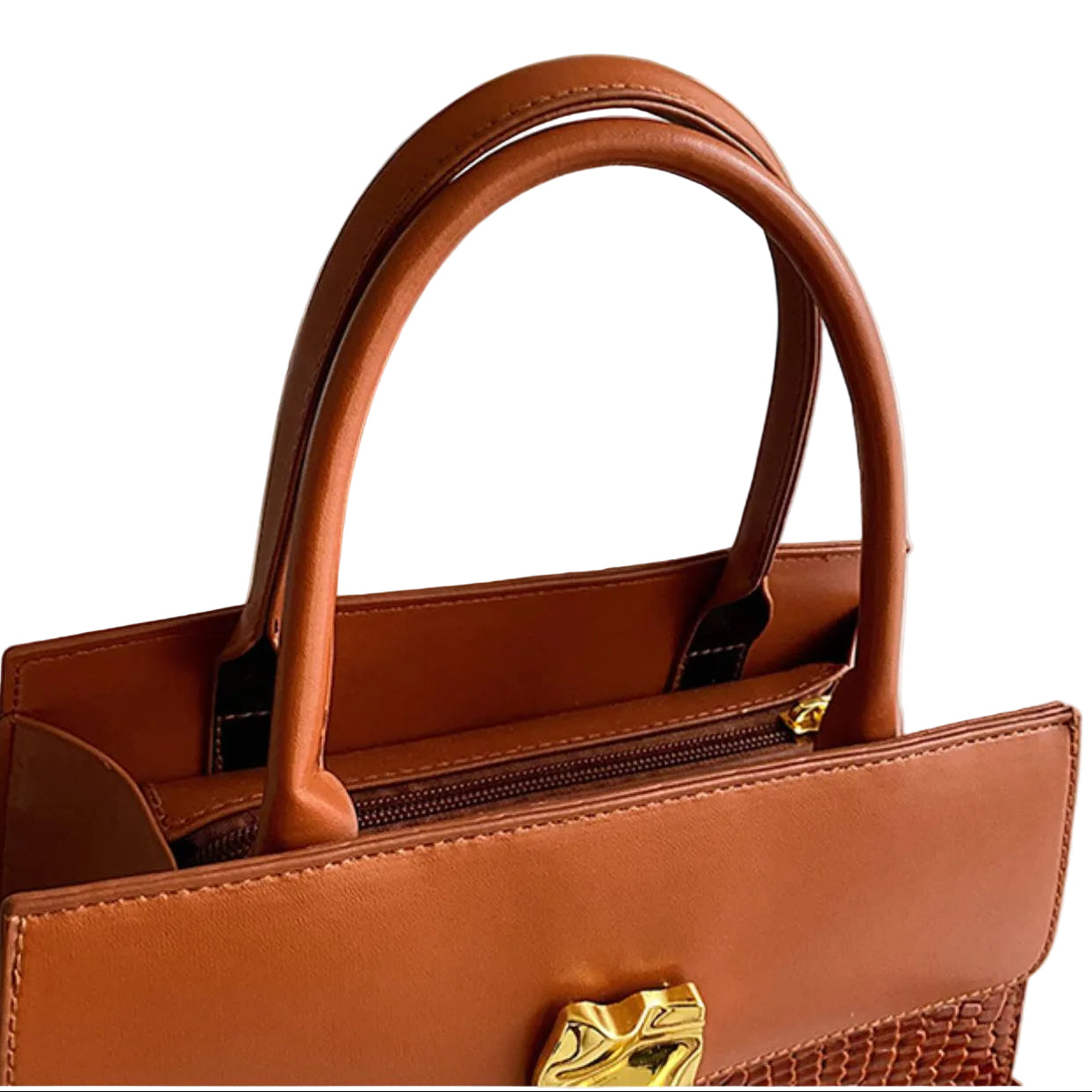 Crocodile-Patterned Crossbody/Handbag.