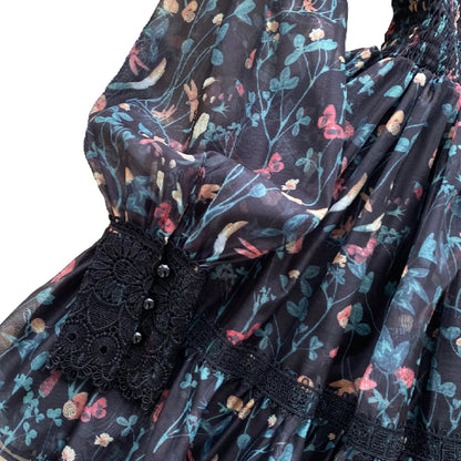 Lace Temperament Long Sleeve Dress