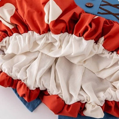 Girls Mushroom Dress Costume