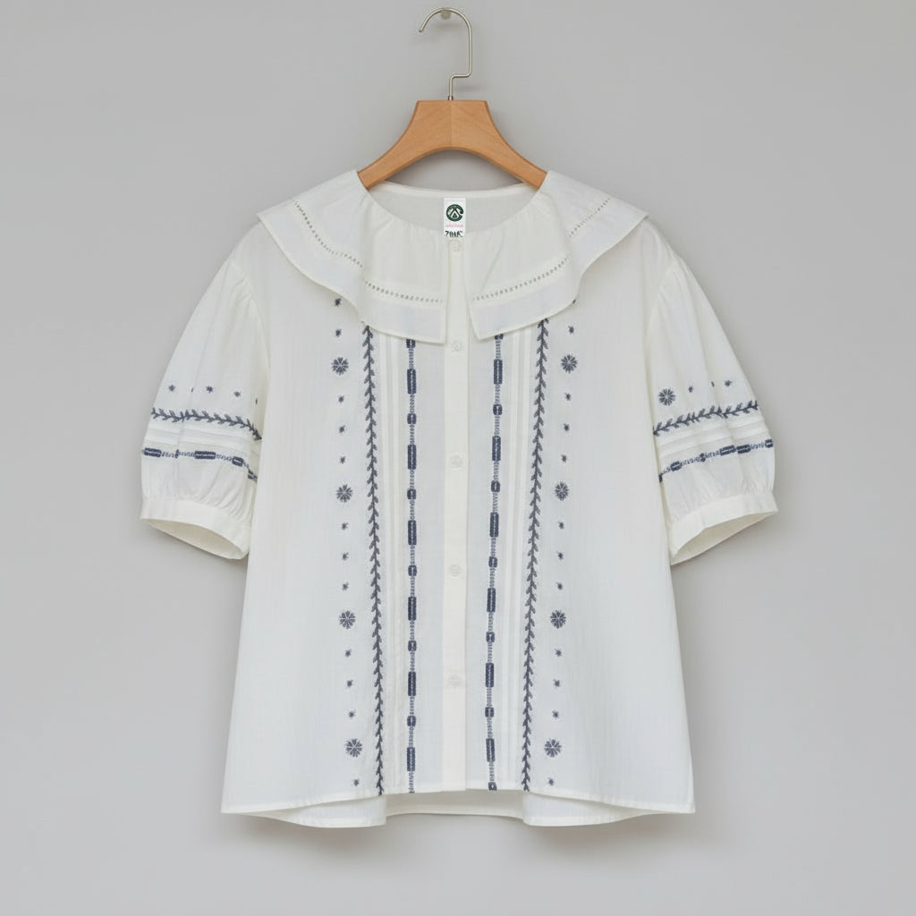 Women's Bubble Short Sleeve Shirt