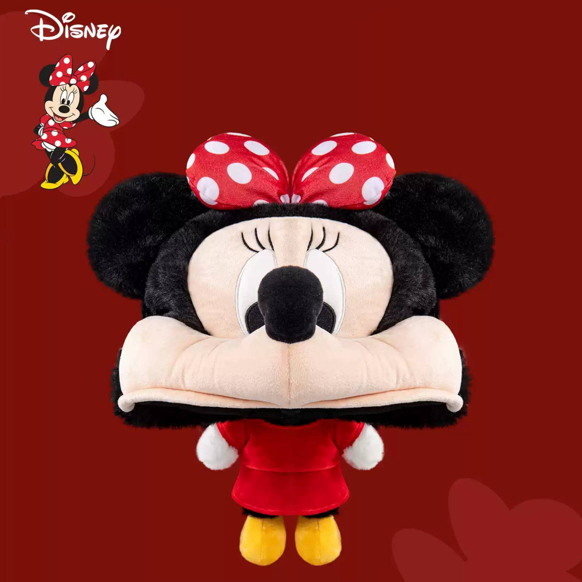 Mickey & Minnie 3D Big-Head Plush Hats