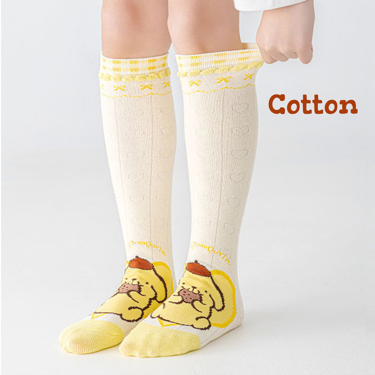 Girls' Kawaii Sanrio Characters Breathable High Socks