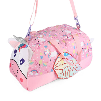 Unicorn Large 3D Pixie Pack Girls Cute Duffel Bag