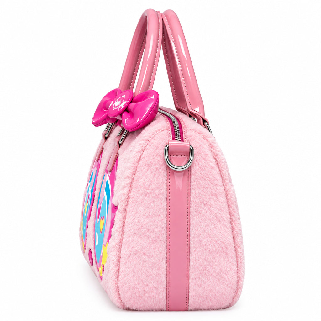 Harajuku Anime Eyes Plush Boston Bag