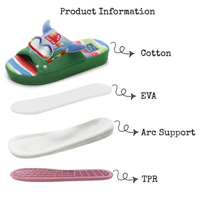 Kids' Jawsome Shark Home Slippers