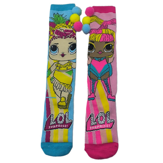 LOL Children's Mismatched Adorable 3D Knee-High Crazy Socks