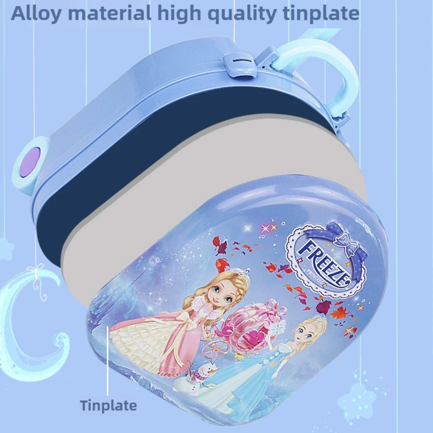 3-in-1 Princess Makeup Vanity Suitcase Playset