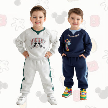 Boys' Mickey Sweatshirt and Sweatpants 2-Piece Set