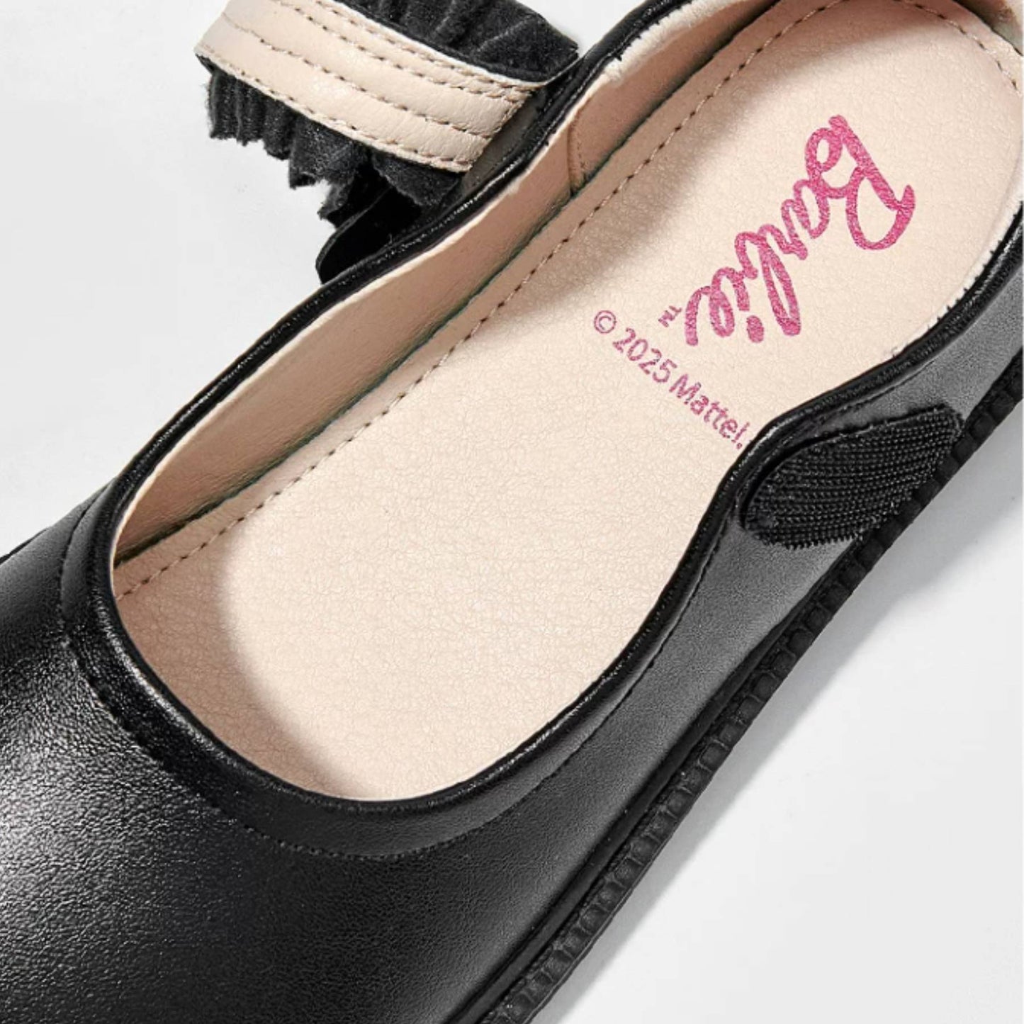 Barbie | Girls' Princess Black Leather Shoes