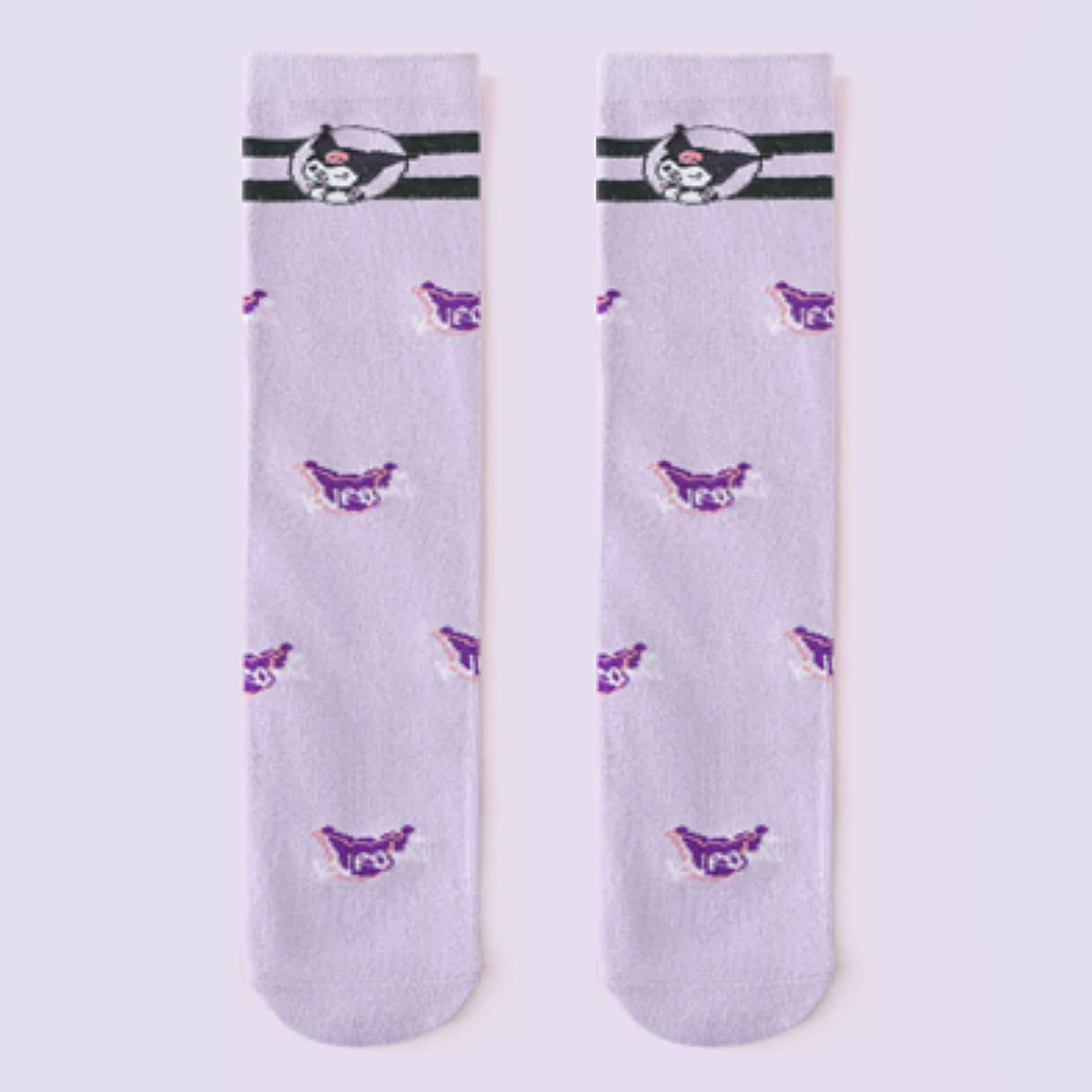 Adorable Kuromi Knee-High Ultra Soft Socks