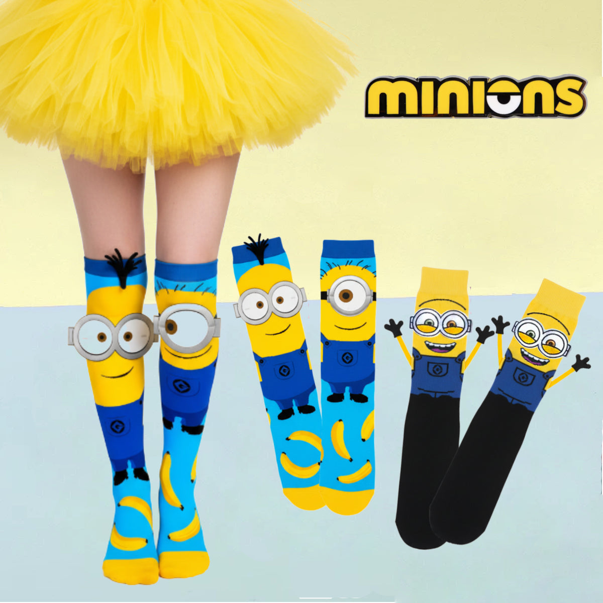Minions 3D Crazy Socks