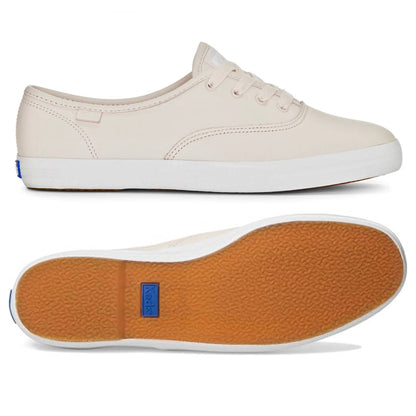 Keds Champion Leather Sneakers - Cognac