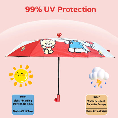 Hello Kitty Red Folding Boot Umbrella
