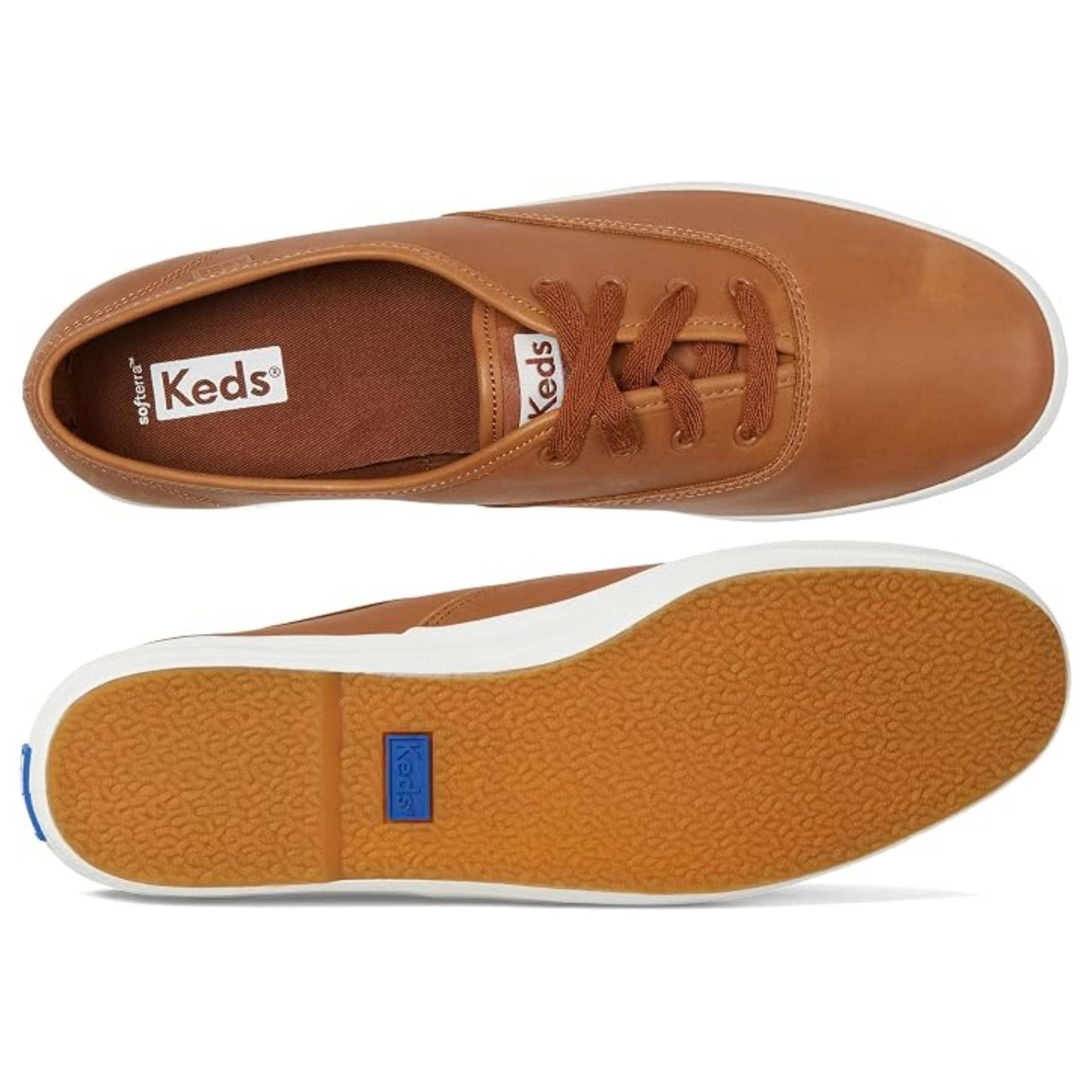 Keds Champion Leather Sneakers - Cognac