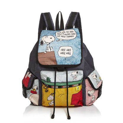 Peanuts Snoopy Patchwork Voyager Backpack