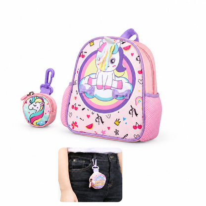 Supercute Magic Unicorn School Backpack & Lunch Bag Set