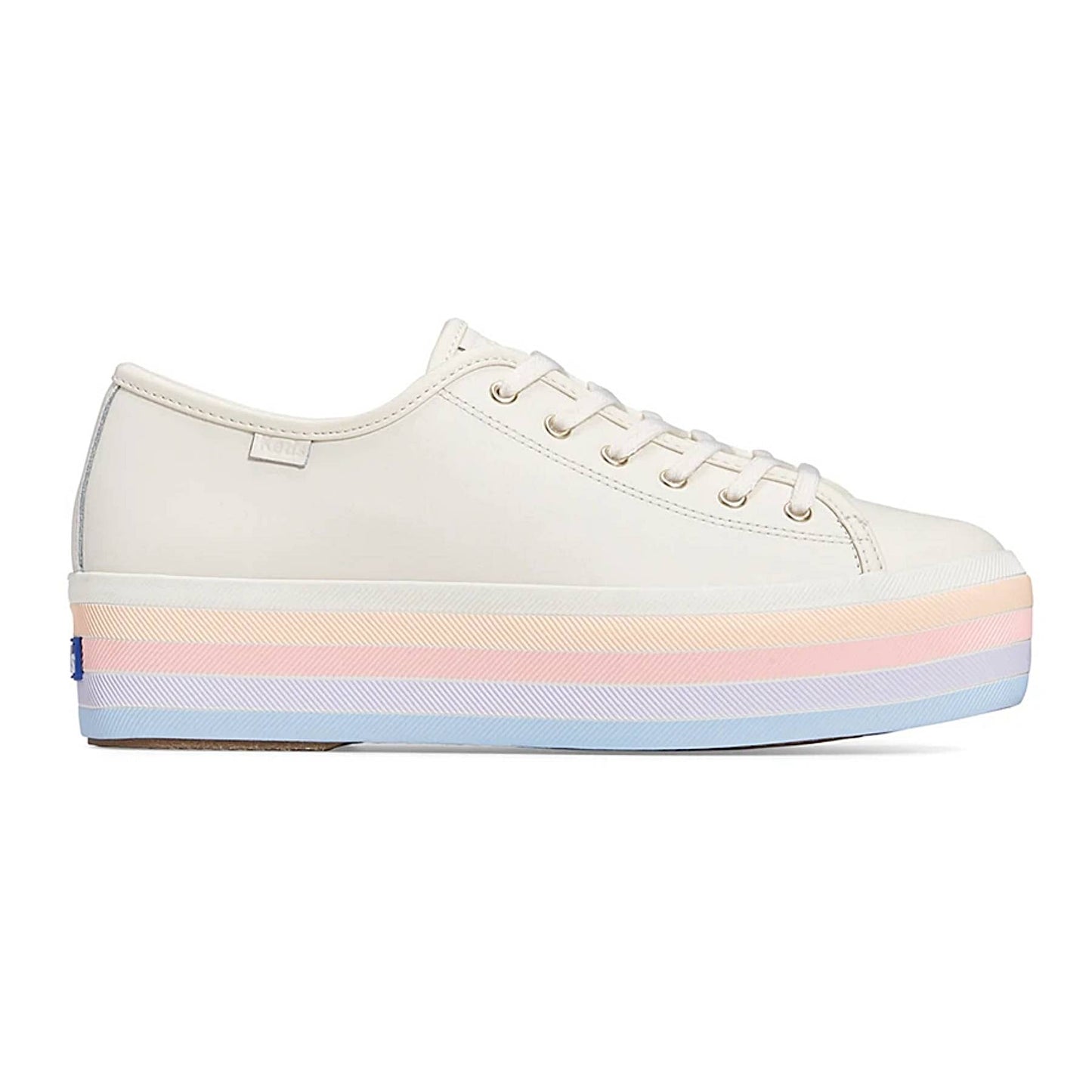 Keds Triple Up Leather Multi Stripe Foxing