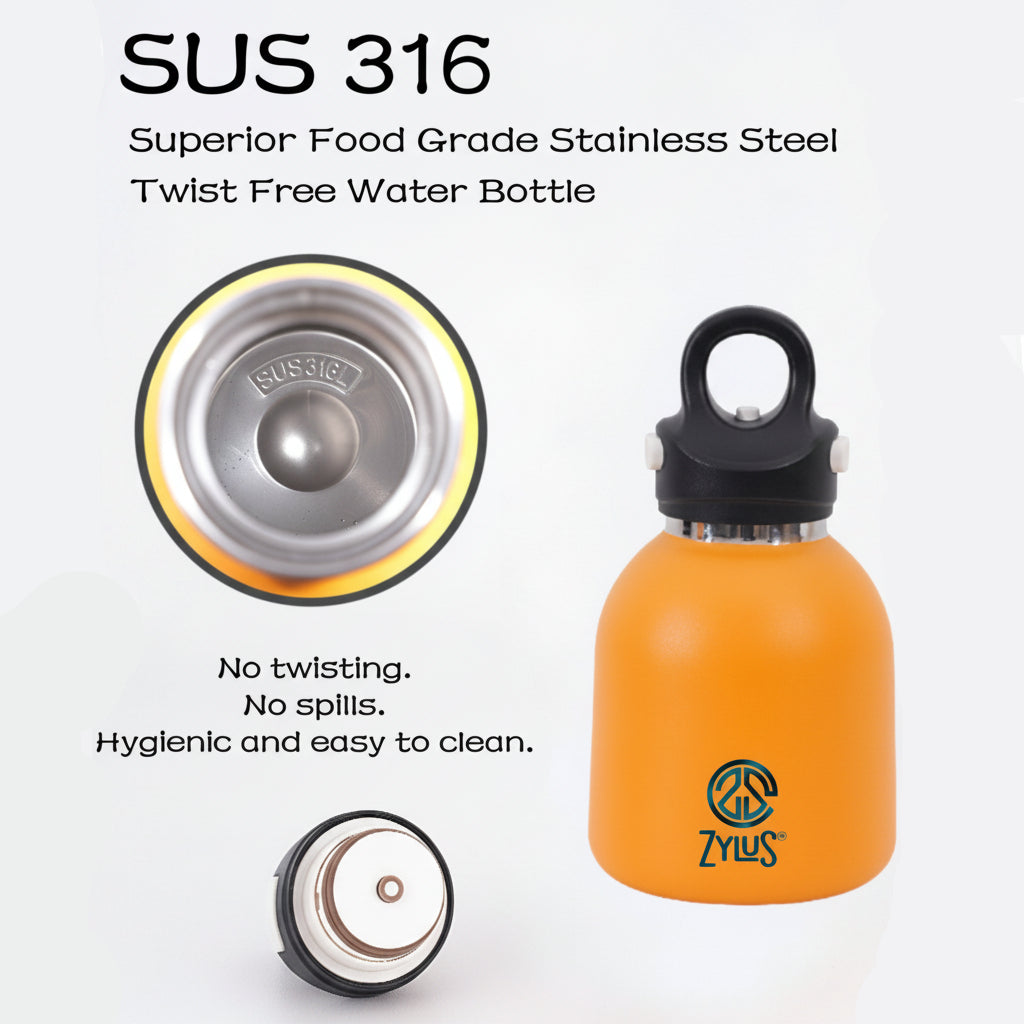 Building Block Lunch Box & 400ml Twist Free Water Bottle 4Pcs Set