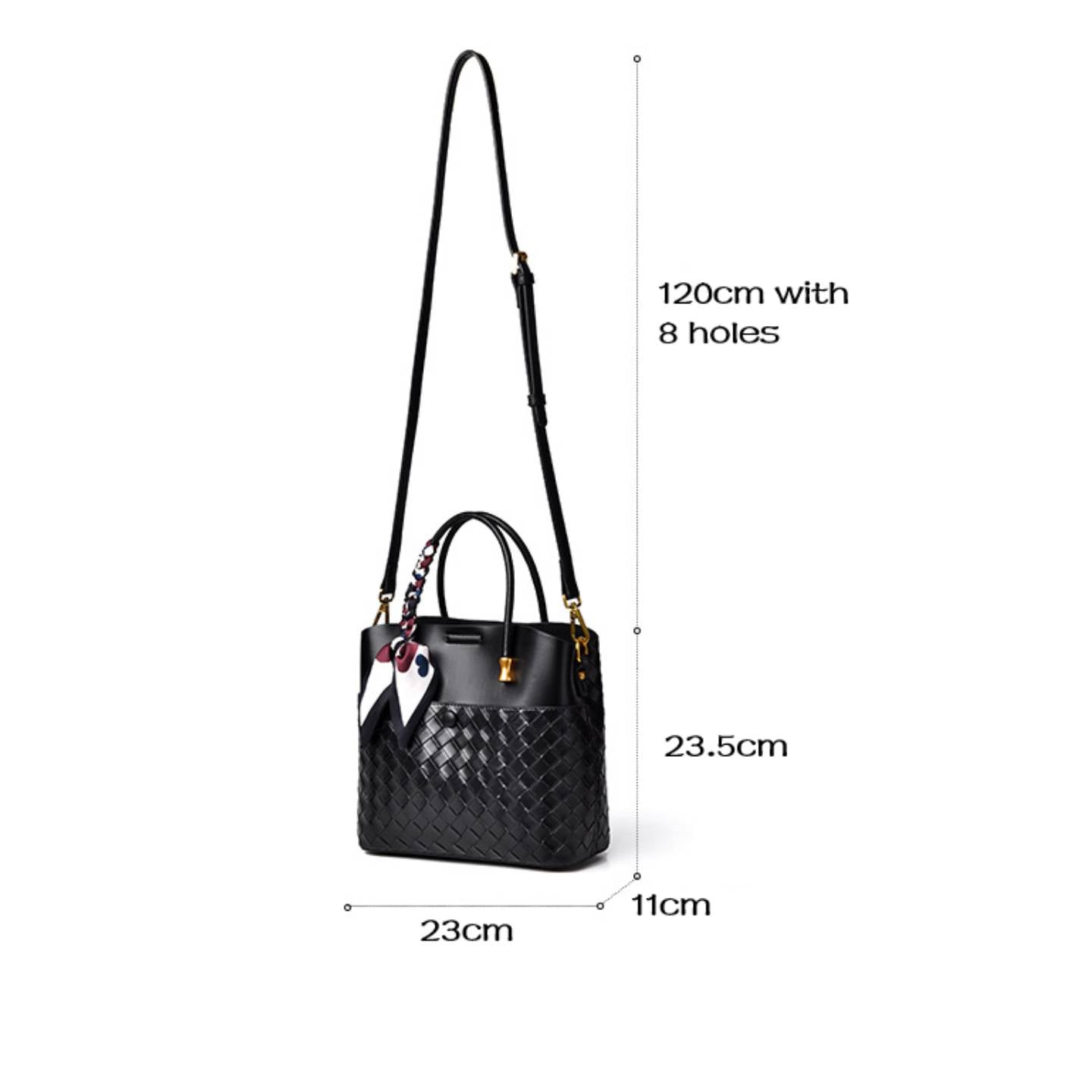 Scarf Bucket Crossbody Bag