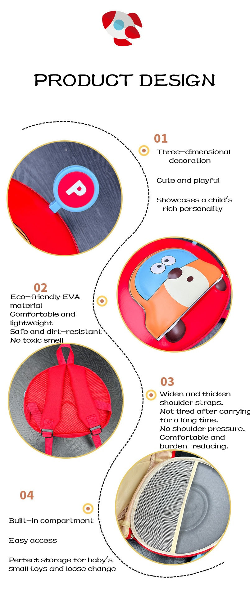 Kids Car Backpack