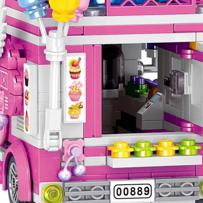 Cake Truck Building Block Set