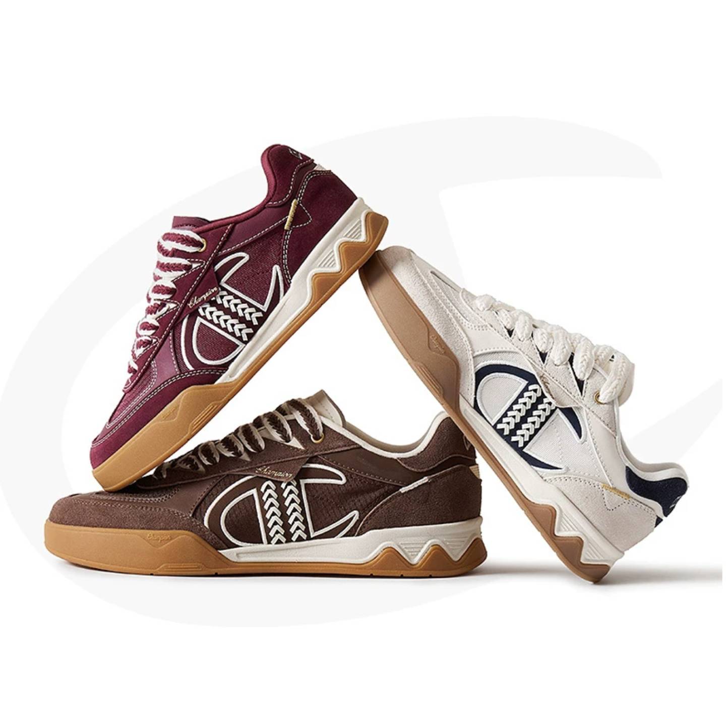 Champion Low-Top Skateboard Shoes-Female
