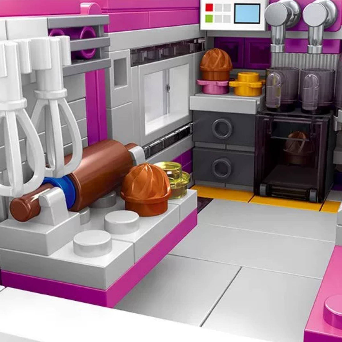 Cake Truck Building Block Set