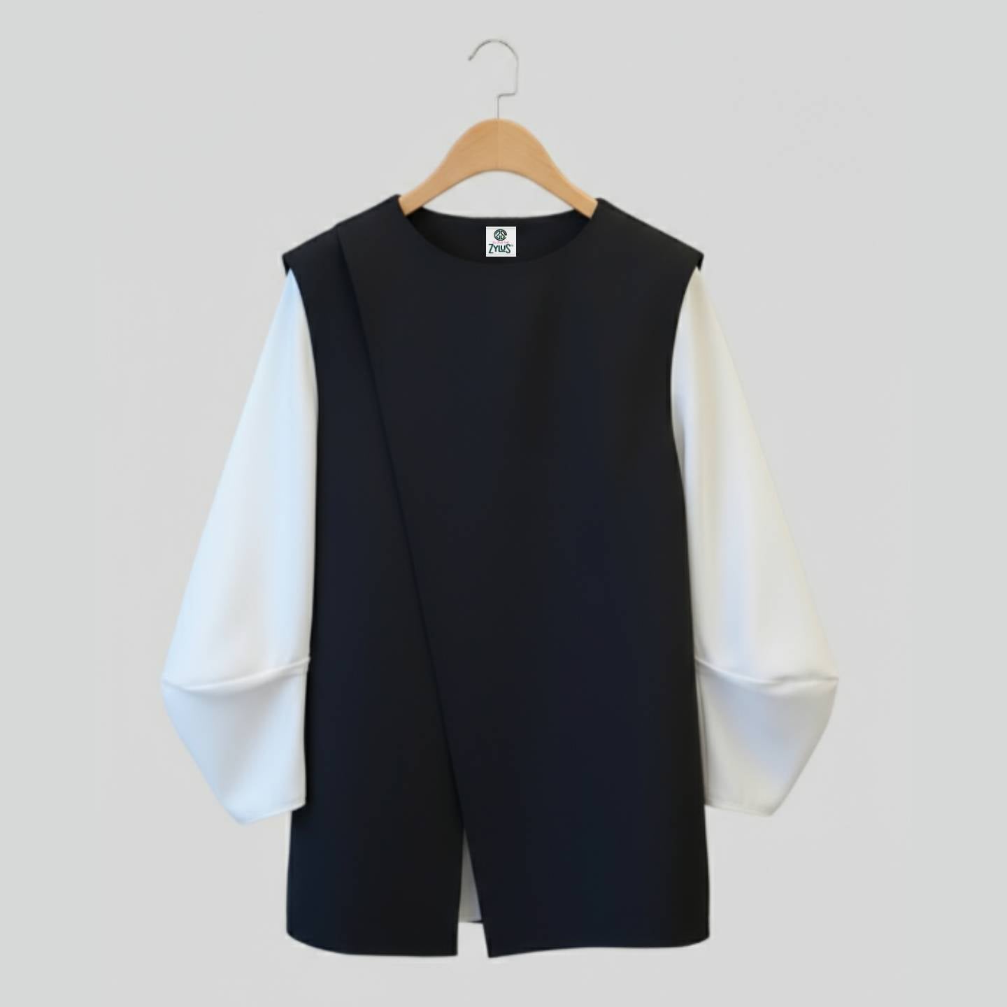 Women 2pcs Loose Long-Sleeved + Vest Top Set