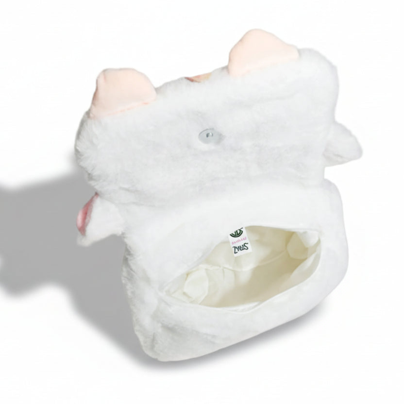 Cally Lamb Plush Backpack