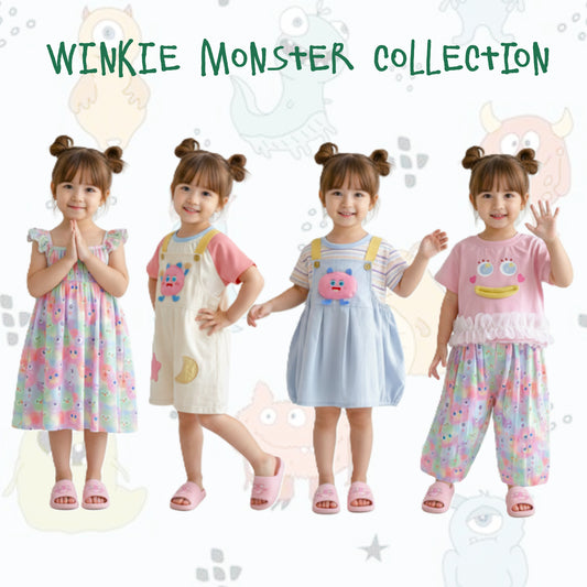 Girls Winkie Monster Outfit Set