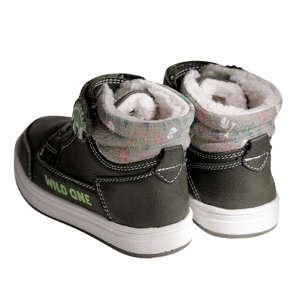 Boy's Dino Winter Hug Snow Sneakers