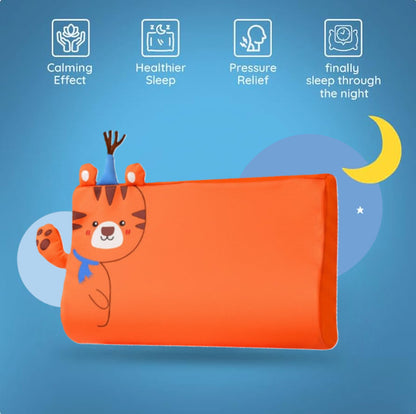 Children's Cartoons Ergonomic Contoured Slow Rebound Memory Foam Pillow