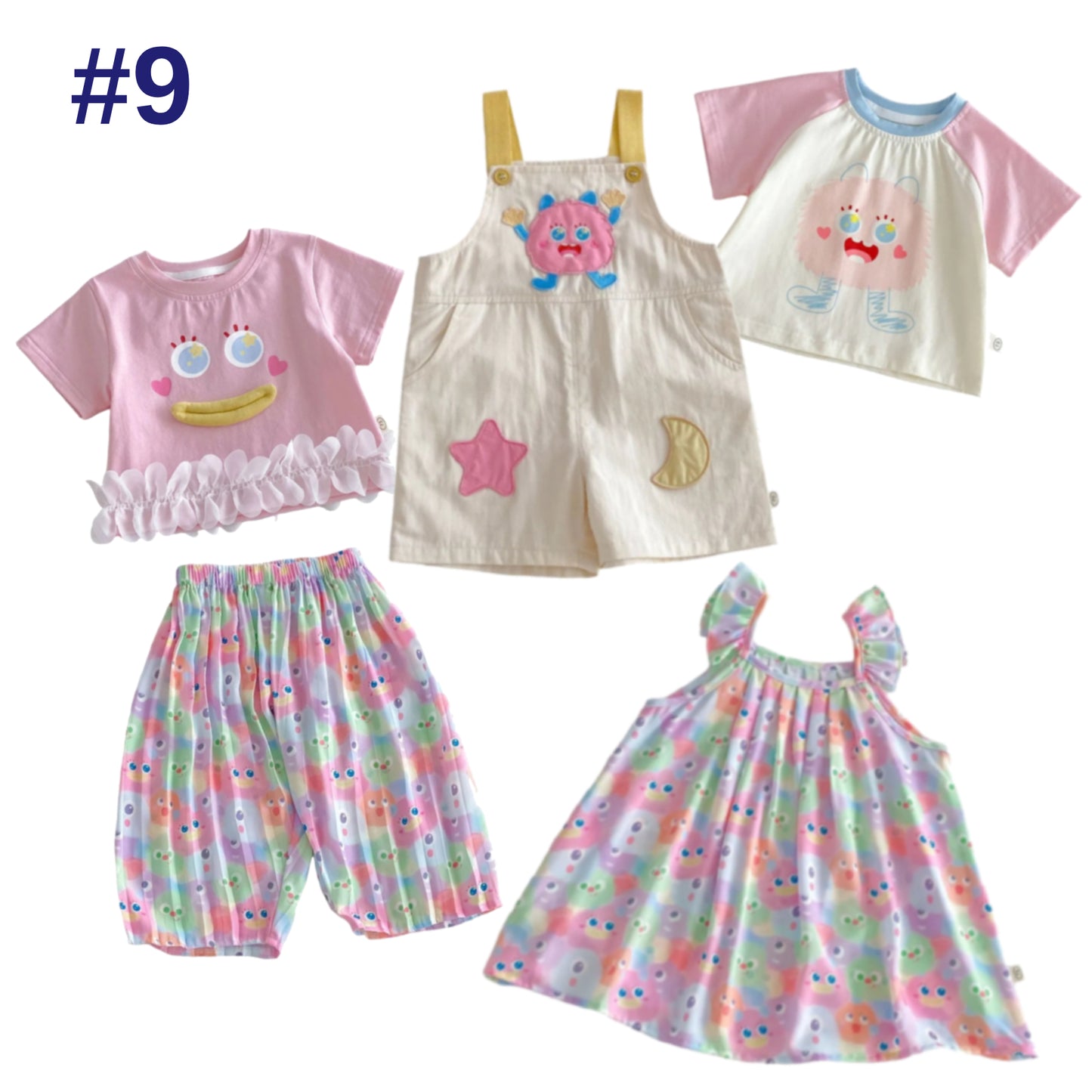Girls Winkie Monster Outfit Set