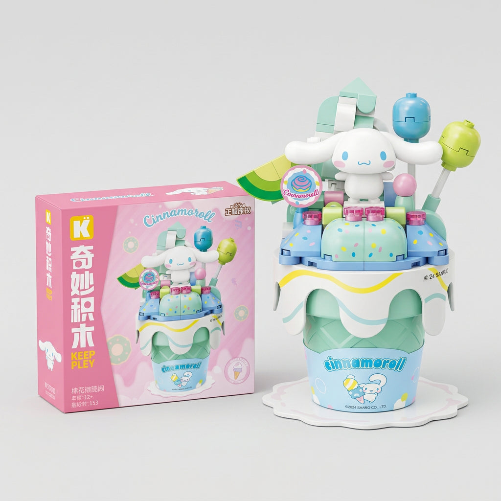 Keeppley Sanrio Ice Cream Cone Building Blocks