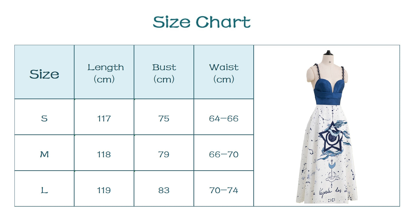 Constellation Elegant Temperament Midi Dress