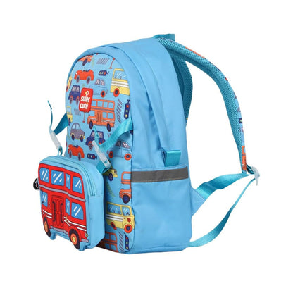 Supercute 2-in-1 Automotive Kids Backpack with Detachable Crossbody Bag