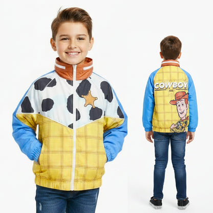 Toy Story Sheriff Woody Kids Windbreaker Jackets
