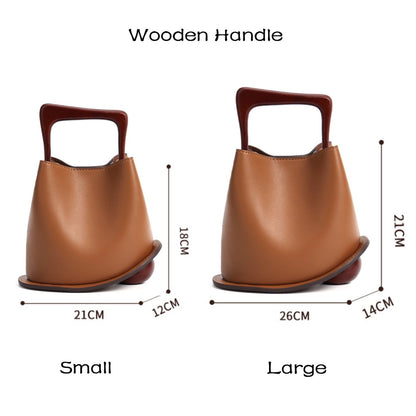 Posh Wooden Bucket Crossbody/Handbag