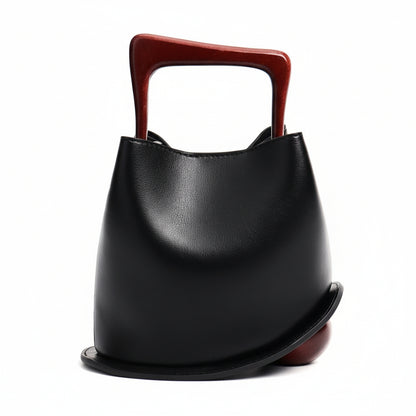 Posh Wooden Bucket Crossbody/Handbag